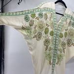 Rose + Olive  Beautiful dolman sleeve floral bohemian Gypsy hippie size s Photo 4