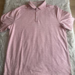 Tommy Bahama  Polo Shirt Womens Large M‎ Pink Lightweight Costa Vera Logo Photo 0