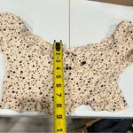 Urban Romantics Cream Ditzy Floral Mermaid Crop Top Tie Front Size Juniors Med Photo 8