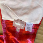 Show Me Your Mumu Red and Pink Striped Crop Top Photo 2