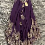 Kathmandu Imports Purple Harem Jumpsuit with Feather Print One size S-XL By Kathmandu  Photo 0