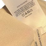 EXPRESS  Womens M Button V-neck Blouse Cream Ivory Business Casual Office Neutral Photo 5