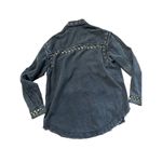 Free People  We the Free Studded Button
Down Shirt size XS washed black Photo 1
