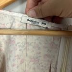 Sandy Liang  Hugo Dress pink floral bow babydoll dress size 6 Photo 4