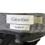 Calvin Klein  Modern Fit Women's Charcoal Gray Linen Blend Dress Pants Size 14 Photo 4