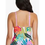 Bleu Rod Beattie NEW.  underwire tropical print high neck tankini top. 10. Retail Photo 3