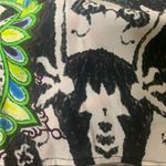 Rococo sand throne print silk embroidered blouse Black Size XS Photo 2