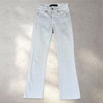 Veronica Beard  Carly Kick Flare Jeans Womens 25 White High Rise Denim Photo 3