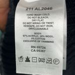 Columbia Hooded Black Long Sleeve Knit Pullover Hooded Sweater Wool Blen… Photo 4