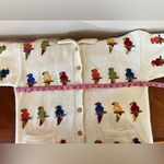 Cotton Salsa Cotton VTG Unisex Embroidered Parrot Knit Cardigan Sweater Size XL Photo 8