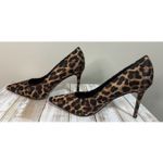 Katy Perry The Revival Pump Leopard Print Satin Stiletto Heels Size 9.5M NWB Brown Photo 5