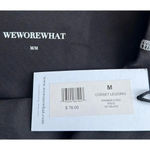 We Wore What NEW Women Size Medium Black Corset Leggings Photo 4