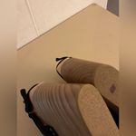 Musse & Cloud Black suede platform espadrille Wedge Sandals size 9 Photo 9