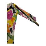 Cyrus  Pink Multi Floral Button Down Cardigan Sweater Bright Fun Colors Sz S Photo 7