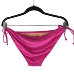 J.Crew Factory Womens String Bikini Bottom Pink XL Photo 1