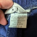 Vtg 1970s Mantessa Navy Blue Cotton Corduroy High Rise Wide Leg Pants 38 16 Photo 4