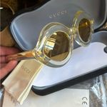 Gucci Authentic 53mm Cat Eye 'Porto Cervo' transparent Acetate Sunglasses Photo 10