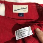 Universal Threads NWOT Crimson Red Pintucked Peasant Blouse Top New Photo 3