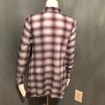 Free People  cotton loose plaid flowy button down Photo 3