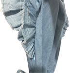 The Impeccable Pig Chambray Wrap Mini Dress Medium Photo 10