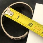 Sterling Silver  Granulated Oxidized Scroll Cuff Bracelet Vintage Photo 10