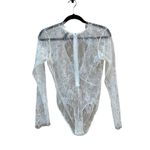 Lovers + Friends Revolve Rita Teddy White Sheer Lace Revolve Large Photo 1