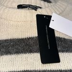 French Connection NWT Jessika Hadlee Jacquard Sweater X-Large, OAT MEL/ DARK Photo 9