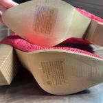 Top Moda Red Sequin  Knee High Boots Side Zip 7.5 New  Photo 6