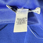 THE FASHION POET Off the Shoulder Gown Women's XS Blue Slit Maxi Short Sleeve Photo 4