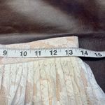 potter's pot Potter's‎ Pot Cream Lace Pleated Skirt Lined Womens Size S Romantic Feminine New Photo 9