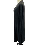 Soft Surroundings  Grey Sweater Dress Buckle Detail Womens Size Medium Photo 2
