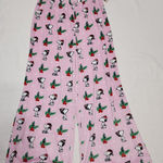 Snoopy Christmas pajamas women's Large NWT Pink Photo 0