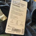 Athleta NWT  2-In-1 Ultimate Support Bra Top Black Small Photo 3