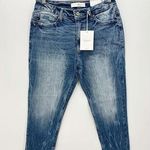 KanCan Washed Out Relaxed Fit High Rise Mom Fit Denim Jeans Womens Size 26 NWT Blue Photo 0