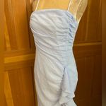 Nwt, Lavishly Paris Women’s Beautiful Baby Blue Ruffle Trim Cami Dress Size M Photo 9