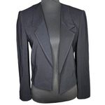 ALC Frank A.L.C. Black Open Front Blazer Size: 8 Photo 0