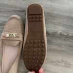 Cole Haan  Suede Driving moccasins Beige with Gold Accent Photo 6