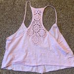 Light Pink Crochet Lace Tank Top Size L Photo 0