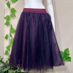 Windsor Purple Tulle Ballerina Poofy Skirt Photo 1