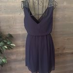 ZARA  navy TRAFALUC Greek goddess dress Photo 3