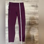 Fabletics Oasis PureLuxe High-Waisted 7/8 Legging in Burgundy Photo 5