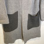 Oliver by Escio Gray Women’s Mid Length Long Sleeve Open Front Cardigan EUC Sz L Size L Photo 1