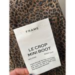frame denim Frame Le Crop Mini Coated Bootcut Kick Flare Jeans Leopard Womens Size 24 Photo 8