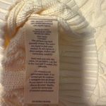 Faherty  Cream Cable Knit Vest Small Photo 4