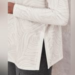 Garnet Hill Boxy Tunic Gray White Tee Size Small Photo 1