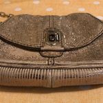 Banana Republic  Crossbody Bag Chain Strap Gold Small Purse Photo 8