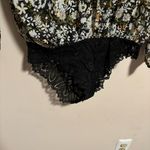 Free People Say It To Me Bodysuit Floral Lace Dolman Bell Sleeve- Size XS Photo 6