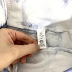 Aerie  Offline Blue Tie Dye Ribbed Seamless High Rise Athletic Workout Leggings S Photo 2