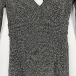 Free People  Heartstopper Dress Gray XS Long Sleeve Tweed Mini Fit & Flare Skater Photo 6
