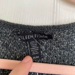 Eileen Fisher  Cropped Jacquard Zip-Front Jacket Cardigan Gray Size Medium Photo 4